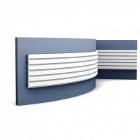 Гибкая стеновая панель 3D Orac Decor W111F белая 200х25х1.5 см