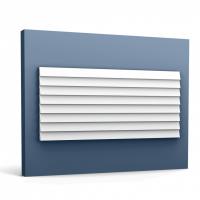 Стеновая панель 3D Orac Decor WX204 белая 200x25x1.6 см