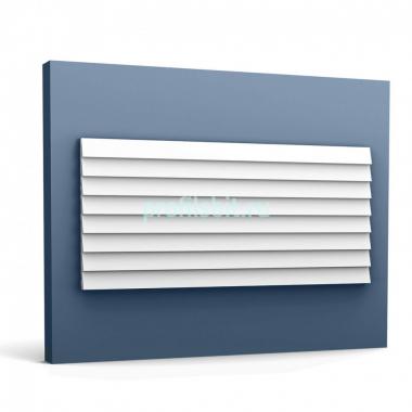 Стеновая панель 3D Orac Decor WX204 белая 200x25x1.6 см