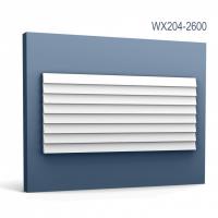 Стеновая панель 3D Orac Decor WX204-2600 белая 260x25x1.6 см