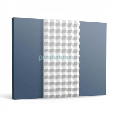 Стеновая панель 3D Orac Decor W115 белая 200x25x2.3 см