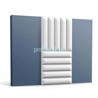 Стеновая панель 3D Orac Decor W218 белая 200x25x2.3 см