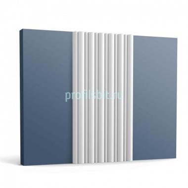 Стеновая панель 3D Orac Decor WX211-2600 белая 260x25.5x1.7 см