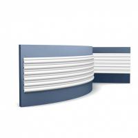 Гибкая стеновая панель 3D Orac Decor WX211F белая 200x25.5x1.7 см