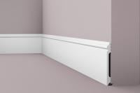 Напольный плинтус NMC Wallstyl FL17 белый 170х18 мм 200 см