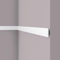 Декоративный молдинг NMC Wallstyl WD4 белый 58х12 мм 200 см