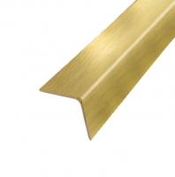 Уголок 10х10 мм латунный шлифованный PA 10 3м