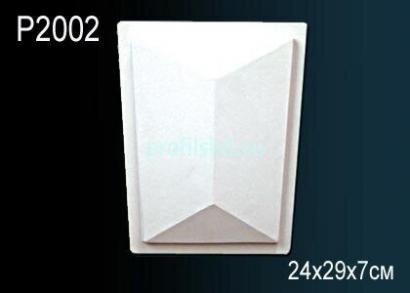 Фасадный декор Перфект P2002 белый полиуретан 290х241х71 мм