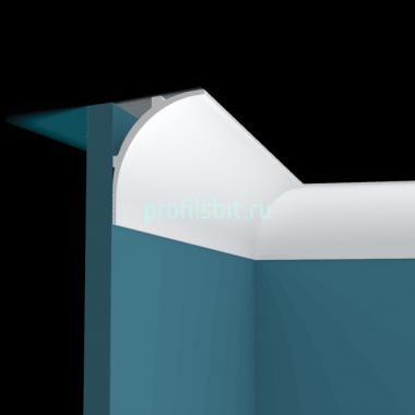 Потолочный плинтус Перфект Плюс P149 белый ударопрочный полимер 120х100 2 м