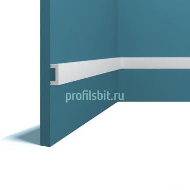 Молдинг Перфект Плюс P123-2800 белый ударопрочный полимер 30х14 2,8 м