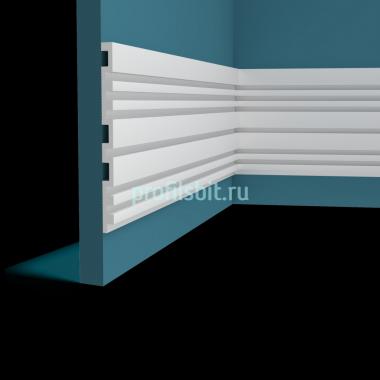 Стеновая декоративная панель Перфект Плюс P166 белый ударопрочный полимер 14х200 2 м