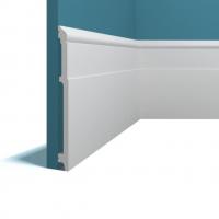 Плинтус напольный Перфект Плюс P115 белый ударопрочный полимер 183х15 2 м