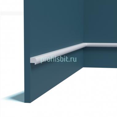 Молдинг Перфект Плюс P197 белый ударопрочный полимер 20х19 2 м