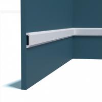 Молдинг Перфект Плюс P215 белый ударопрочный полимер 50х14 2 м