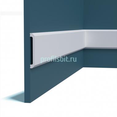 Молдинг Перфект Плюс P214 белый ударопрочный полимер 100х14 2 м