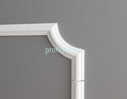 Угловой элемент для молдингов NMC WL7-C1 80х80 Wallstyl комплект 4шт