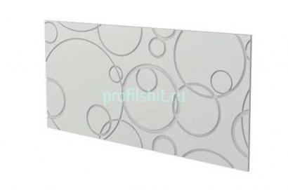Декоративная стеновая панель 3D NMC BUBBLES 758х379 мм Круги 2 шт/набор