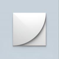 Декоративная стеновая панель 3D NMC CURVE 6 380х380 мм
