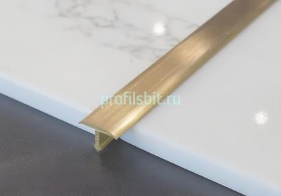Шлифованный латунный Т-профиль 20х8 мм SP20 3 м