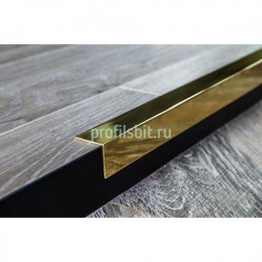 Полированный уголок из латуни 10х10 мм PA10 3м