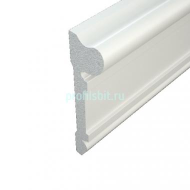 Напольный плинтус из полистирола 92х23 Cezar Elegance LPC-21 Белый под покраску 2,44 м