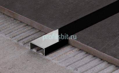 Стальной П-профиль 10х20 FSUP20-BP черный полированный 2,7м