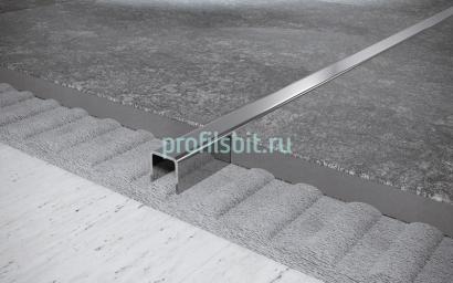 Стальной П-профиль 10х30 FSUP30-P полированный 2,7м