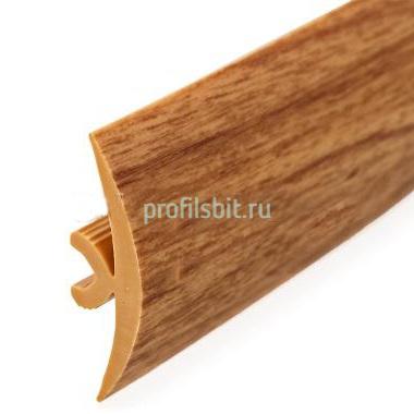 Гибкий порог ПВХ 40 мм Cezar Flex Line 68 Дуб тёмный 6 м