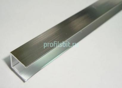 Алюминиевый П-образный профиль 10х12 мм Б-12 сырой 3м
