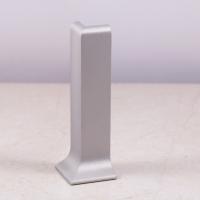 Фурнитура для напольного плинтуса ПТ-60 М угол наружний хром