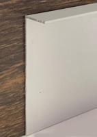 Плинтус алюминиевый для гипсокартона 40х13 мм ПБ-40х13 серебро 3 м