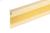 Ребристый плинтус для ковролина ПВХ 53х13 мм Cezar Dwo цвет 102 слоновая кость 2,5 м