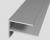 Алюминиевый F-профиль ОП-010 под гипсокартон 12 мм 3 м