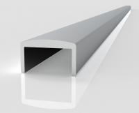 Алюминиевый П-профиль ПП-0698 13 х 15 мм под стекло 10 мм 3 м
