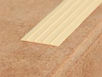 Резиновая лента 29 мм противоскользящая Евроступень Н-29 бежевая 9 м бухта