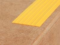 Резиновая лента 47 мм противоскользящая Евроступень Н-47 желтая 9 м бухта