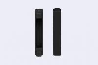 Алюминиевая фурнитура для плинтуса Евротрим C-40 4036.05 черная