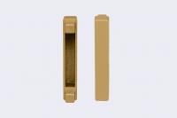 Алюминиевая фурнитура для плинтуса Евротрим C-60 4037.00 золото