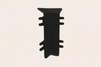 Алюминиевый уголок внутренний для плинтуса Евротрим F-100 2642.05 черный