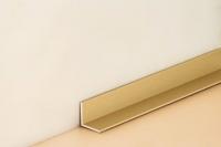 Отделочный алюминиевый уголок 30х30 мм Евротрим 0344.00 золото 3 м