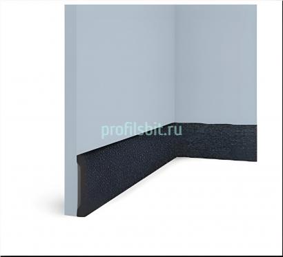 Напольный плинтус HiWood B90V1 BK114 под дерево 90 мм 2,7 м