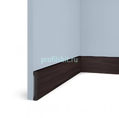 Напольный плинтус HiWood B90V1 BR395 под дерево 90 мм 2,7 м