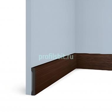 Напольный плинтус HiWood B90V1 BR396 под дерево 90 мм 2,7 м