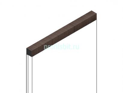 Декоративный молдинг 12х12 мм HiWood D12V1 BR354 фитополимер под дерево 2.7м