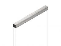 Декоративный молдинг 12х12 мм HiWood D12V1 GR24 фитополимер под дерево 2.7м