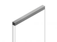 Декоративный молдинг 12х12 мм HiWood D12V1 S369 фитополимер под дерево 2.7м