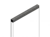 Декоративный молдинг 12х12 мм HiWood D12V1 S387 фитополимер под дерево 2.7м