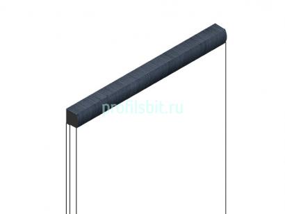 Декоративный молдинг 15х15 мм HiWood D15V2 BU20 фитополимер под дерево 2.7м