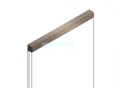 Декоративный молдинг 15х15 мм HiWood D15V2 G216 фитополимер под дерево 2.7м