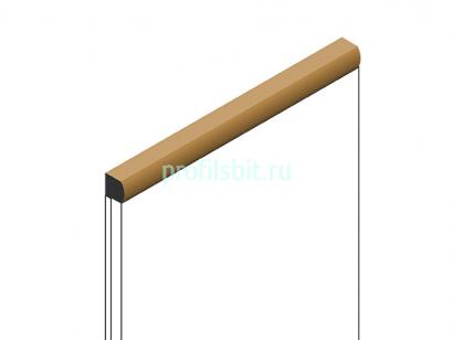 Декоративный молдинг 15х15 мм HiWood D15V2 G365 фитополимер под дерево 2.7м